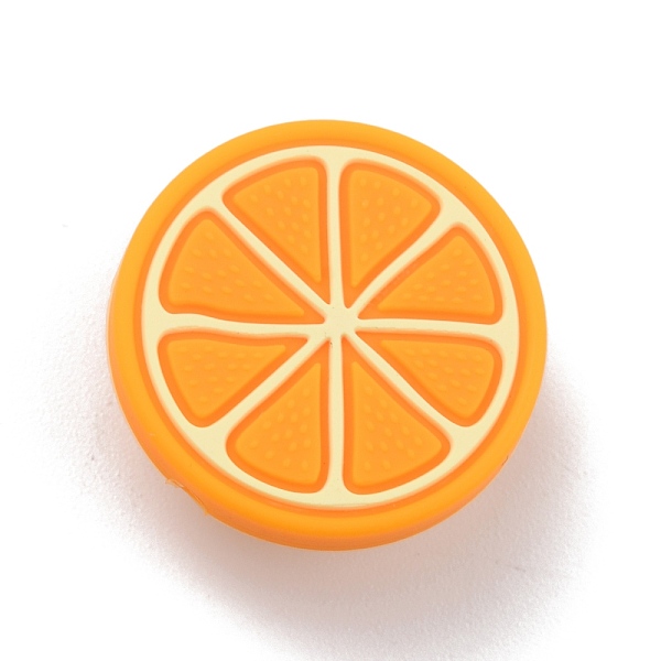 

PandaHall Food Grade Eco-Friendly Silicone Focal Beads, Chewing Beads For Teethers, DIY Nursing Necklaces Making, Orange, Orange...