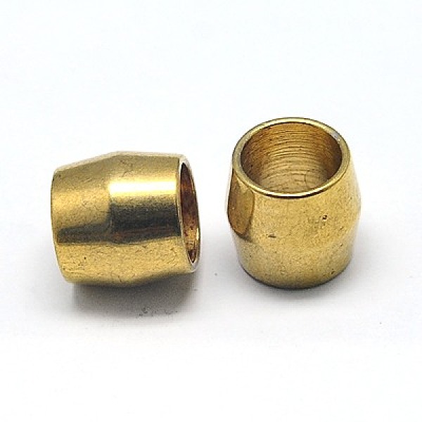 

PandaHall 304 Stainless Steel Beads, Ion Plating (IP), Column, Golden, 8x8mm, Hole: 6mm 304 Stainless Steel Column