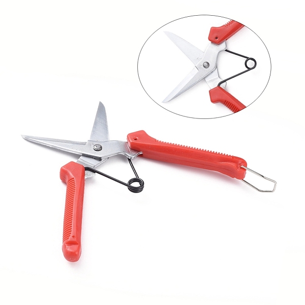 

PandaHall Steel Jewelry Pliers, Chain-Cutter Pliers, Platinum, Red, 185x56x15mm Steel Red