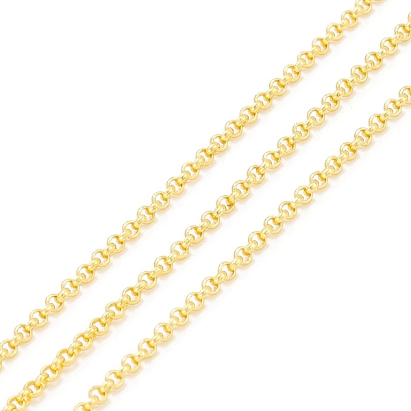 

PandaHall Brass Rolo Chains, Long-Lasting Plated, with Spool, Cadmium Free & Lead Free, Soldered, Real 18K Gold Plated, 1.5x0.5mm, about...