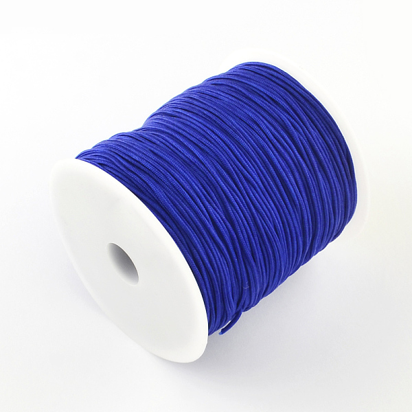 

PandaHall Nylon Thread, Blue, 1mm, about 153.1 yards(140m)/roll Nylon Blue