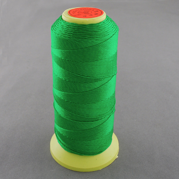 

PandaHall Nylon Sewing Thread, Green, 0.8mm, about 300m/roll Nylon Green