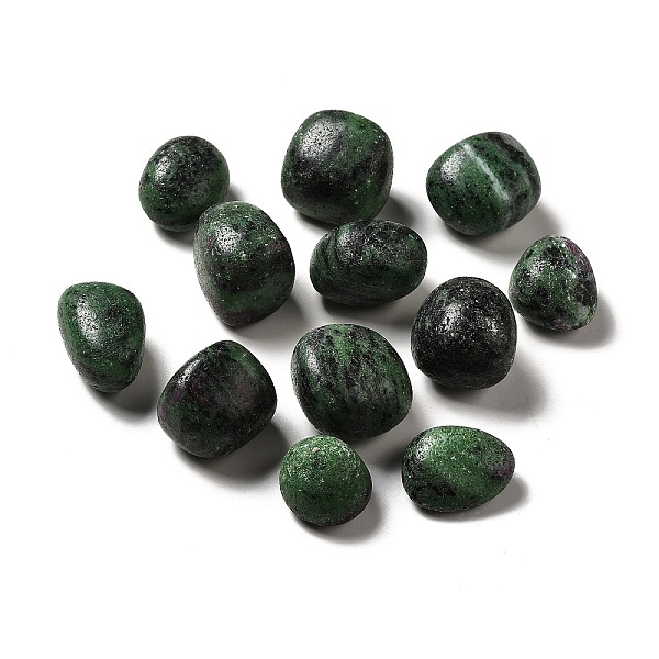 

PandaHall Natural Ruby in Zoisite Beads, Tumbled Stone, Healing Stones for 7 Chakras Balancing, Crystal Therapy, Meditation, Reiki, Vase...