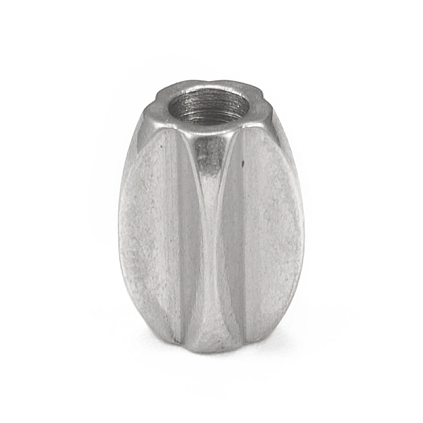 

PandaHall 304 Stainless Steel Beads, Carambola, Stainless Steel Color, 10x7mm, Hole: 3mm 304 Stainless Steel Fruit