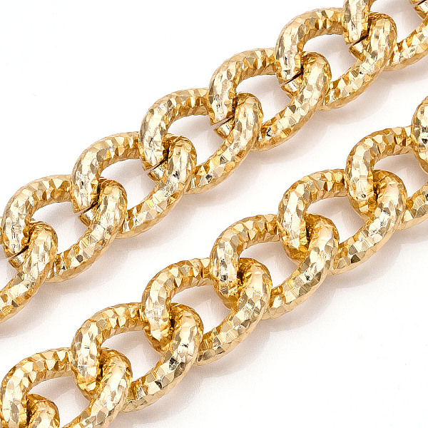 Aluminum Textured Curb Chains