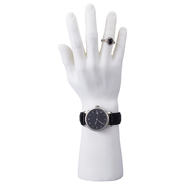 

PandaHall PVC Male Mannequin Right Hand Jewelry Bracelet Watch Ring Display Stands, Dummy Model Jewelry Rack, White, 6.5x7.7x29cm Plastic...