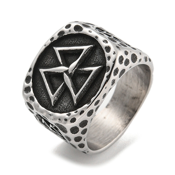 

PandaHall 304 Stainless Steel Ring, Triangle, Inner Diameter: 19mm 304 Stainless Steel Triangle