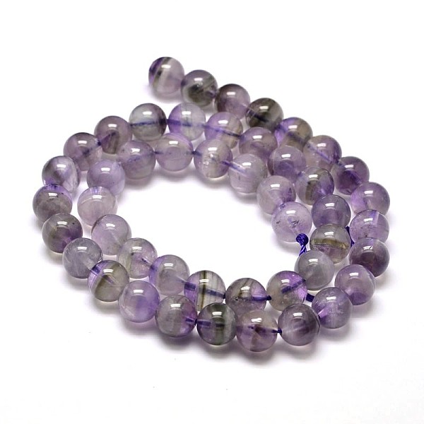 

PandaHall Natural Amethyst Round Bead Strands, Grade BC, 10mm, Hole: 1mm, about 37~39pcs/strand, 15.3 inch Amethyst Round
