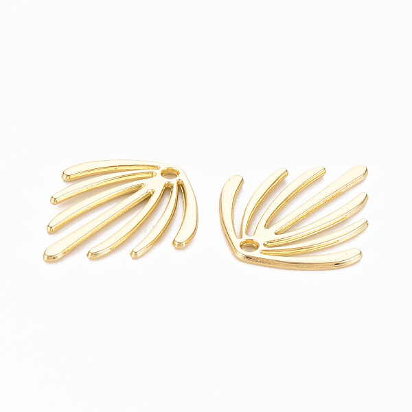 

PandaHall Rack Plating Alloy Pendants, Cadmium Free & Lead Free, Leaf, Light Gold, 22x20x1mm, Hole: 1.8mm Alloy Leaf
