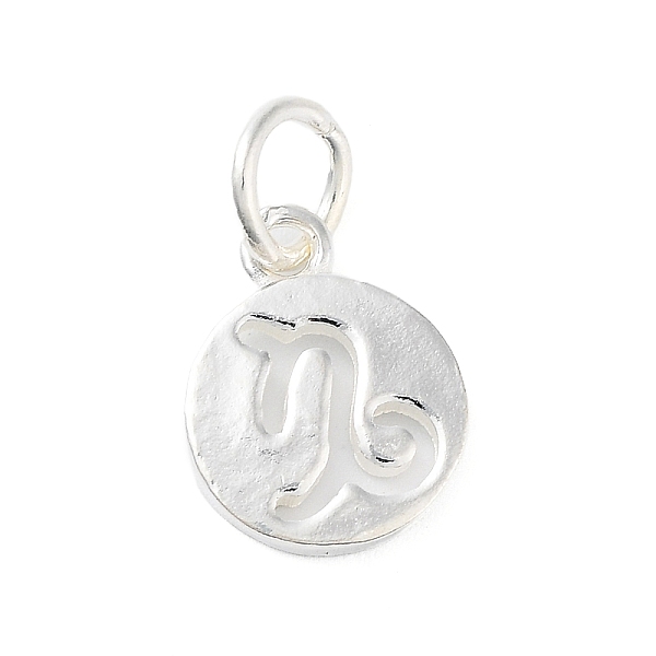 

PandaHall 925 Sterling Silver Constellations Charms, with Jump Rings, Silver Color Plated, Capricorn, 12x9x1.5mm, Hole: 3.5mm Sterling...