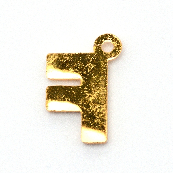 

PandaHall Alloy Crystal Rhinestone Pendants, Golden, Letter, Letter.F, 17.5x11.5x2mm, Hole: 1.6mm Alloy+Rhinestone Letter F Clear