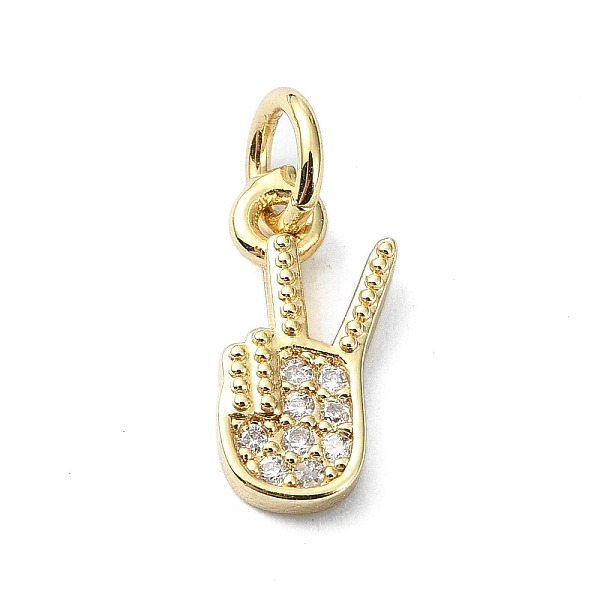 

PandaHall Brass Micro Pave Cubic Zirconia Pendants, with Jump Ring, Real 18K Gold Plated, Guitar Charm, Clear, 12.5x6.5x2mm, Hole: 3mm...