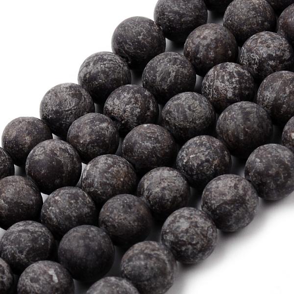 

PandaHall Natural Snowflake Obsidian Beads Strands, Frosted Style, Round, 6~6.5mm, Hole: 1mm, about 63pcs/strand, 15.5 inch Snowflake...