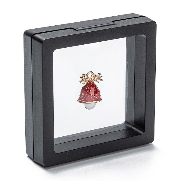 Square Transparent PE Thin Film Suspension Jewelry Display Box