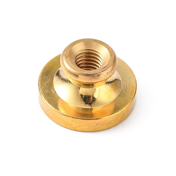 

PandaHall DIY Scrapbook, Brass Wax Seal Stamp, Star Pattern, 25mm Brass Star
