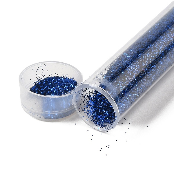 

PandaHall Plastic Glitter Powder Fillers, UV Resin Filler, Epoxy Resin Mold Filling Material, for DIY Resin Craft Making, Dark Blue...
