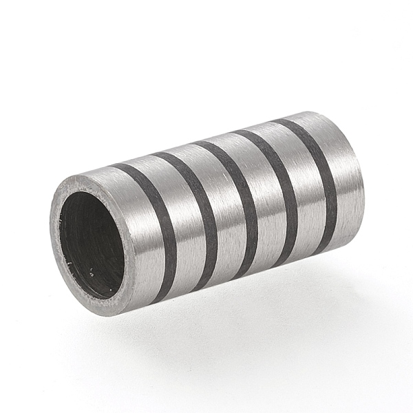 

PandaHall 304 Stainless Steel Bead, Column, Stainless Steel Color, 20x10x10mm, Hole: 7mm 304 Stainless Steel Column