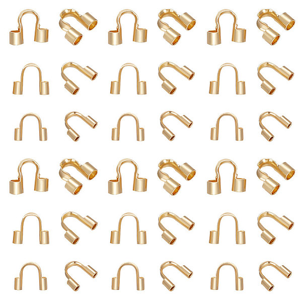 

PandaHall Unicraftale 150Pcs 3 Size 304 Surgical Stainless Steel Wire Guardian and Protectors, Golden, 4.7~5.5x4~6.4x1.4~2.3mm, Hole...