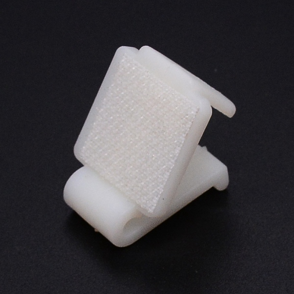 

PandaHall Plastic Table Cover Tablecloth Weights, with Hook and Loop Taps, White, 37x26x27mm Plastic White