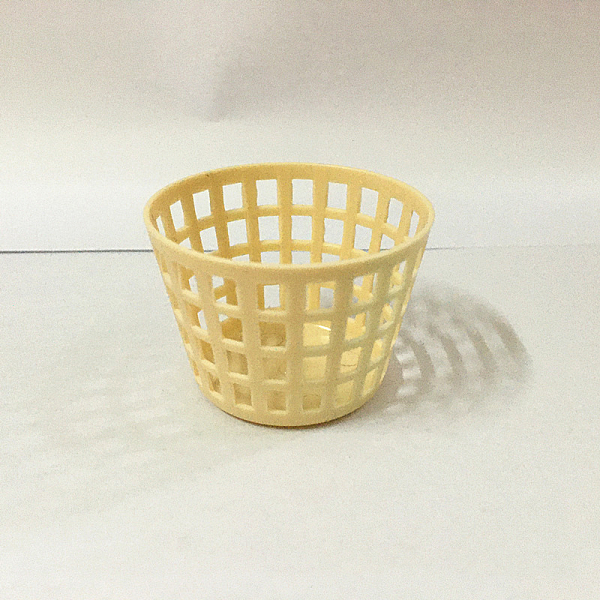PandaHall Plastic Doll Laundry Basket Basket, Doll Accessories Supplies, Champagne Yellow, 45x32mm Plastic Column