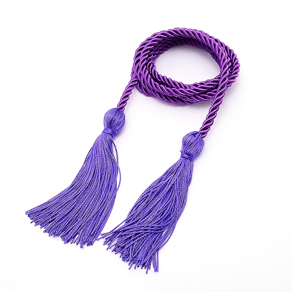 

PandaHall Polyester Tassel Big Pendant Decorations, for Graduation Ceremony, Indigo, 1700x7mm Polyester Purple
