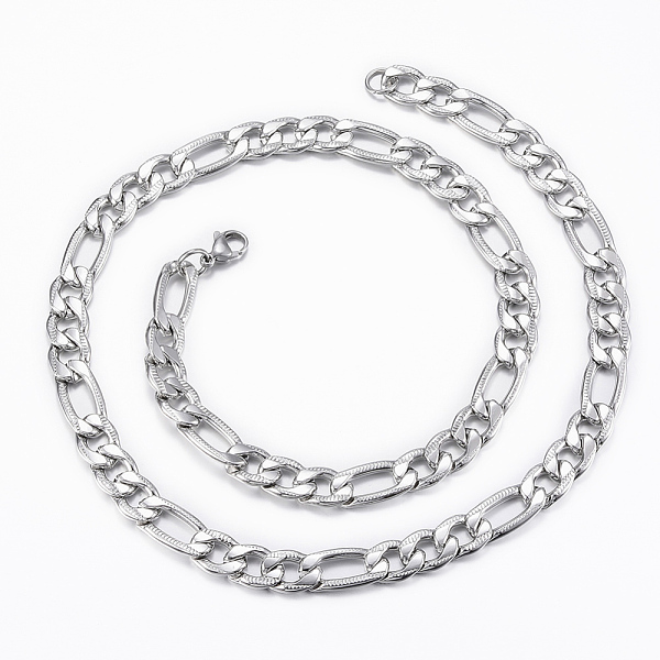 Trendy Men's Figaro Chain Necklaces
