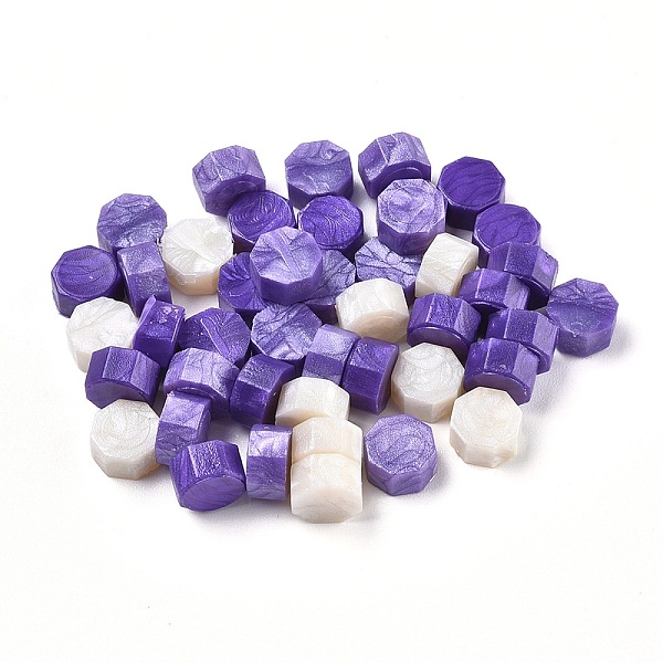 

PandaHall Sealing Wax Particles, for Retro Seal Stamp, Octagon, Mixed Color, 9mm, about 1500pcs/500g Wax Multicolor