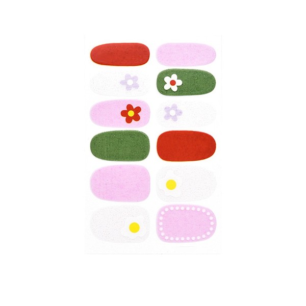 

PandaHall Flower Series Full Cover Nail Decal Stickers, Self Adhesive, Nail Decoration for Women Girls Kids, Colorful, 25.5x10~16.5mm...