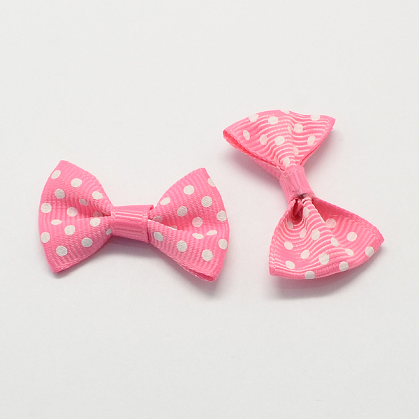 

PandaHall Handmade Woven Costume Accessories, Dot Printed Grosgrain Bowknot, Mixed Color, 23x36x7mm, about 500pcs/bag Ribbon Bowknot..., Multicolor