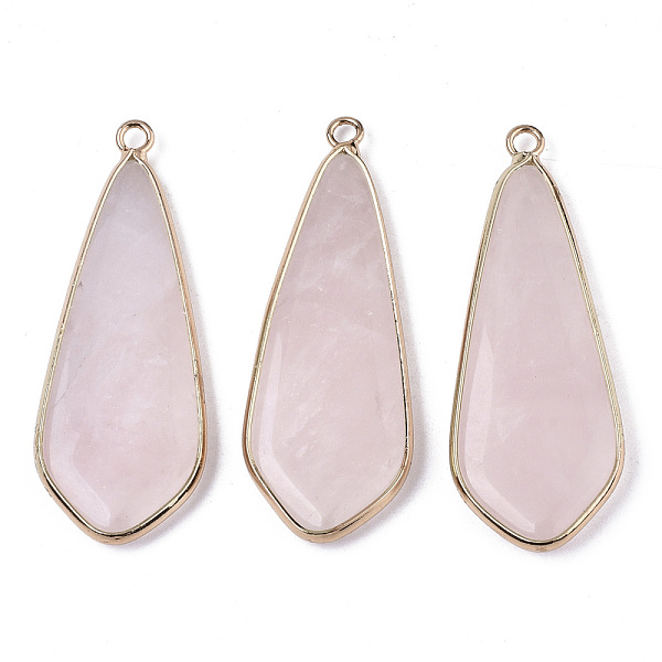 Natural Rose Quartz Pendants