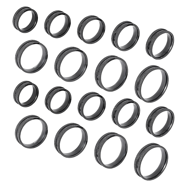 18Pcs 9 Size 201 St… - image