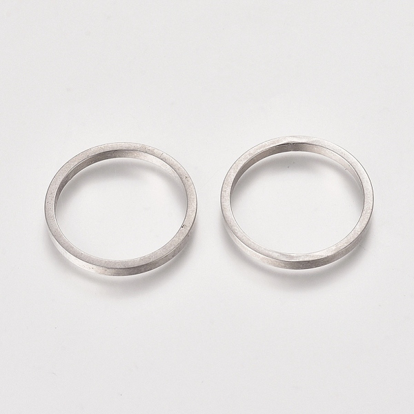 

PandaHall 304 Stainless Steel Linking Rings, Ring, Stainless Steel Color, 20x1.7mm, Inner Diameter: 17mm 304 Stainless Steel Ring