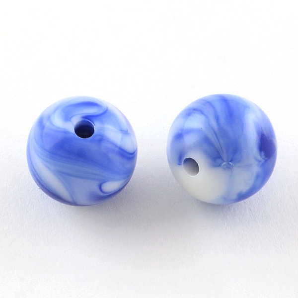 

PandaHall Opaque Acrylic Beads, Round, Royal Blue, 12mm, Hole: 2mm Acrylic Round Blue