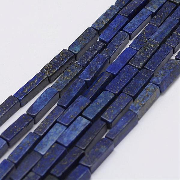 

PandaHall Natural Lapis Lazuli Beads Strands, Dyed, Cuboid, 13x5x5mm, Hole: 1mm, about 29pcs/Strand, 15.3 inch(39cm) Lapis Lazuli Cuboid