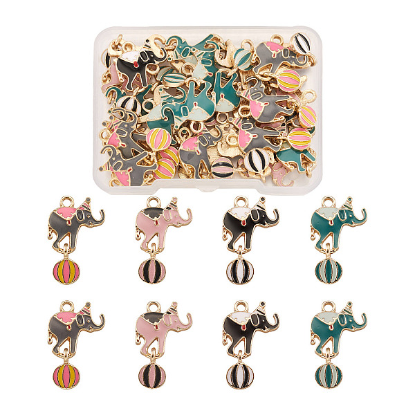 32Pcs 4 Colors Zinc… - image