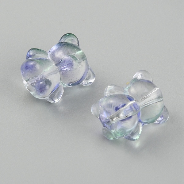 

PandaHall Handmade Lampwork Beads, Bear, Slate Gray, 14x11.5~12x9mm, Hole: 1mm Lampwork Bear