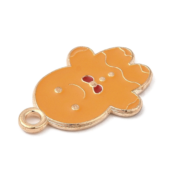 

PandaHall Alloy Enamel Pendants, Christmas Theme, Light Gold, Gingerbread Man, 20x14x1.3mm, Hole: 1.8mm Alloy+Enamel Gingerbread Man