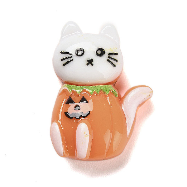 

PandaHall Hallowmas Opaque Resin Decoden Cabochons, Cat Shape, Saddle Brown, 27x19.5x9mm Resin Cat Shape