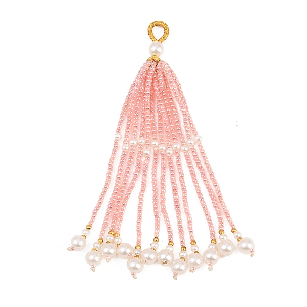 Transparent Glass & Plastic Beads Big Pendants