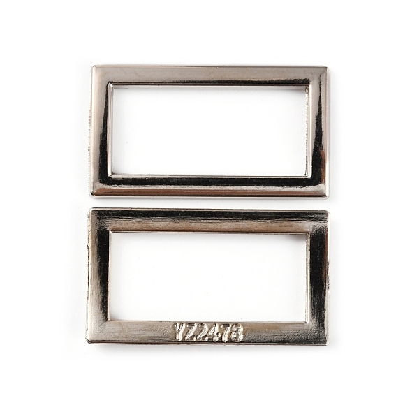 

PandaHall Alloy Buckles, Garment Accessories, Rectangle, Platinum, 17.5x31x2mm Alloy Rectangle