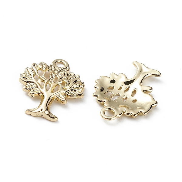 

PandaHall Alloy Pendants, Tree Charm, Golden, 21x16.5x2mm, Hole: 2mm Alloy Tree