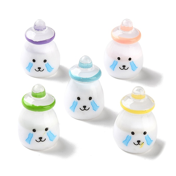 Resin Puppy Feeder Ornaments