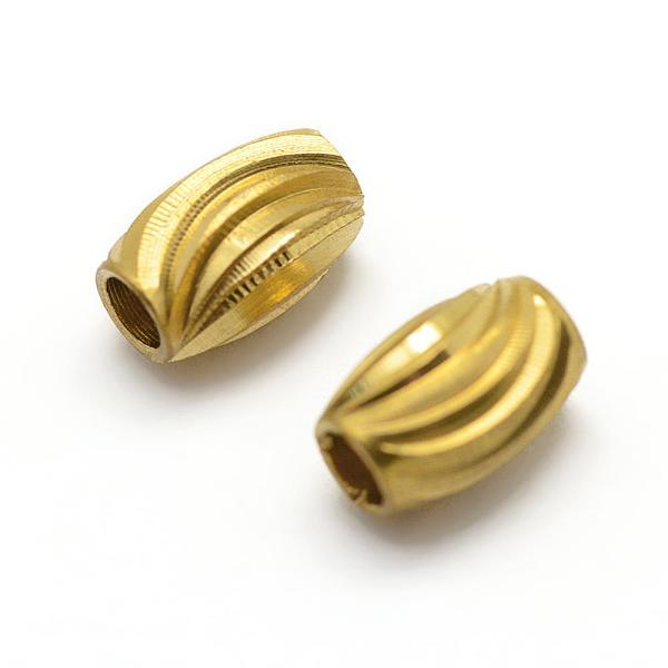 

PandaHall Brass Beads, Oval, Nickel Free, Raw(Unplated), 4x6mm, Hole: 2mm Brass Oval
