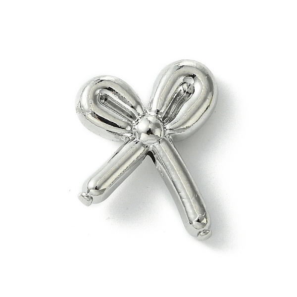 

PandaHall Alloy Beads, Bowknot, Platinum, 21x16x6mm, Hole: 1.6mm Alloy Bowknot
