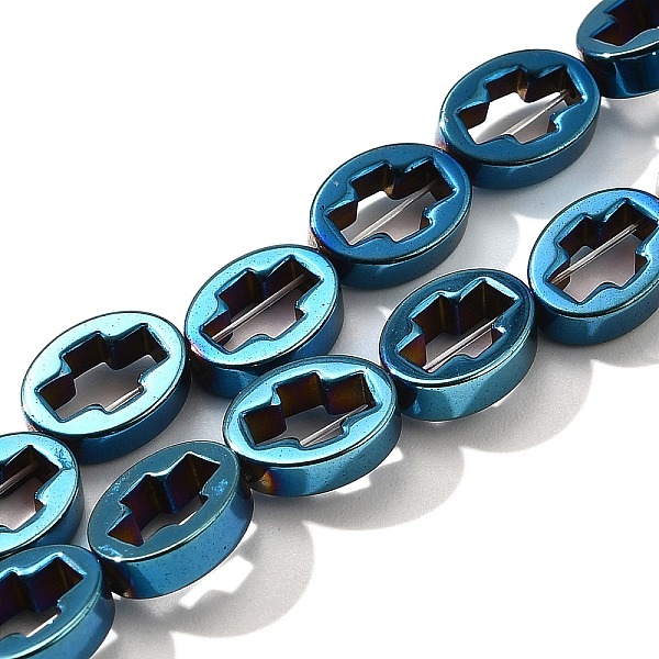 電気めっき合成非磁性ヘマタイト ビーズ 連売り