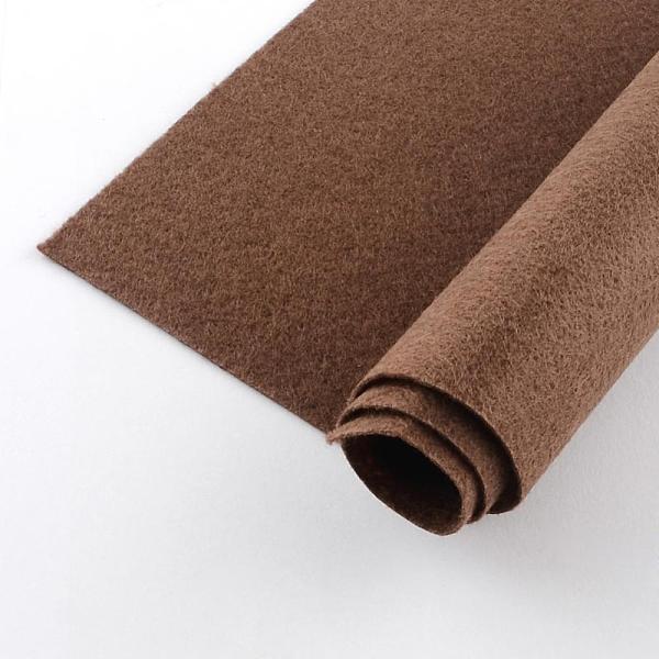 

PandaHall Non Woven Fabric Embroidery Needle Felt for DIY Crafts, Square, Camel, 298~300x298~300x1mm, about 50pcs/bag Cloth Brown