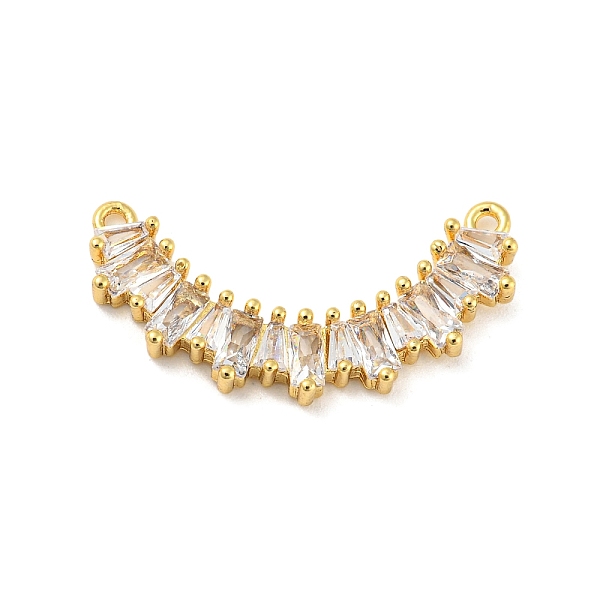 

PandaHall Brass with Cubic Zirconia Pendants, Golden, Rectangle, 13x25x2.5mm, Hole: 1.2mm Brass+Cubic Zirconia Rectangle Clear