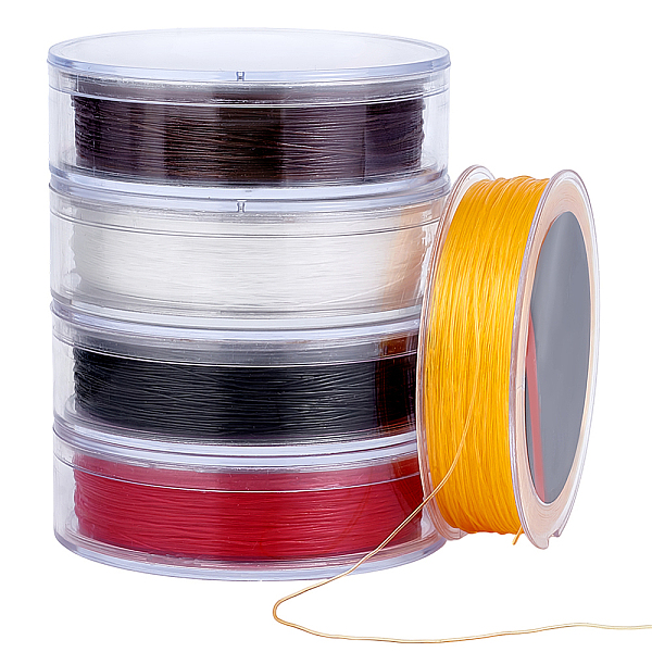5 Rolls 5 Colors TPU Crystal Thread