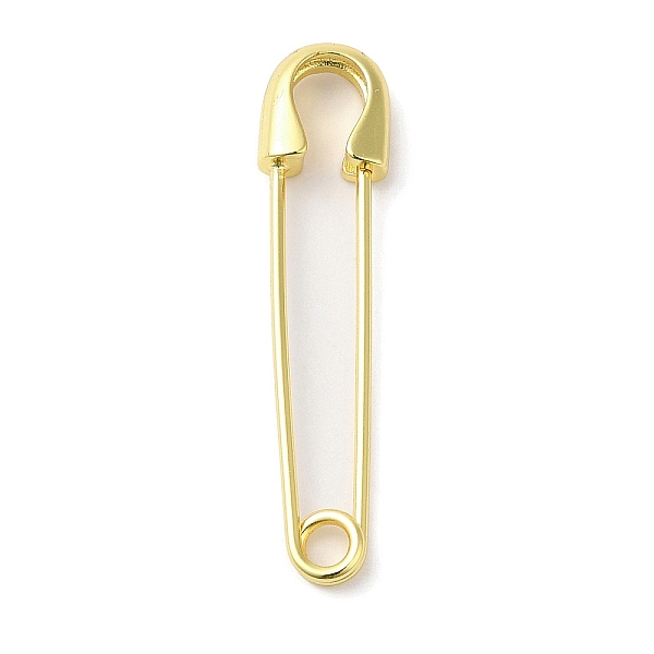 

PandaHall Rack Plating Brass Brooch Pin, Long-Lasting Plated, Lead Free & Cadmium Free, Safety Pin, Real 18K Gold Plated, 34x8x3.5mm, Pin...