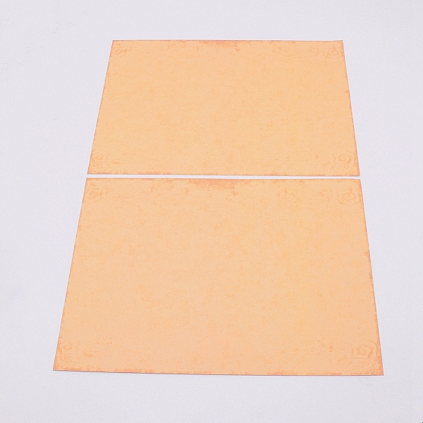 

PandaHall Paper Letter Stationery, Rectangle, Moccasin, 28.6x21x0.01cm Paper Rectangle Orange